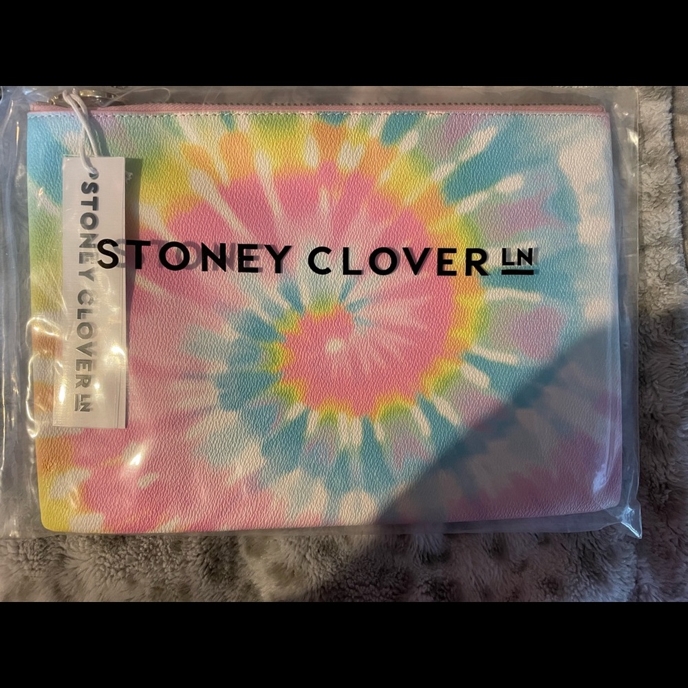 Stoney Clover Lane Tie Dye Flat Pouch